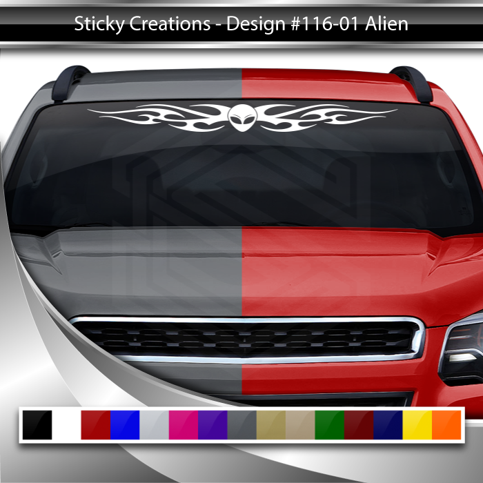 Alien Decals 36"x4.25"