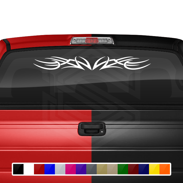 Design #101 Tribal Accent Decal Sticker Windshield Window Vinyl Graphic Banner Decoration 36"x4.25"+