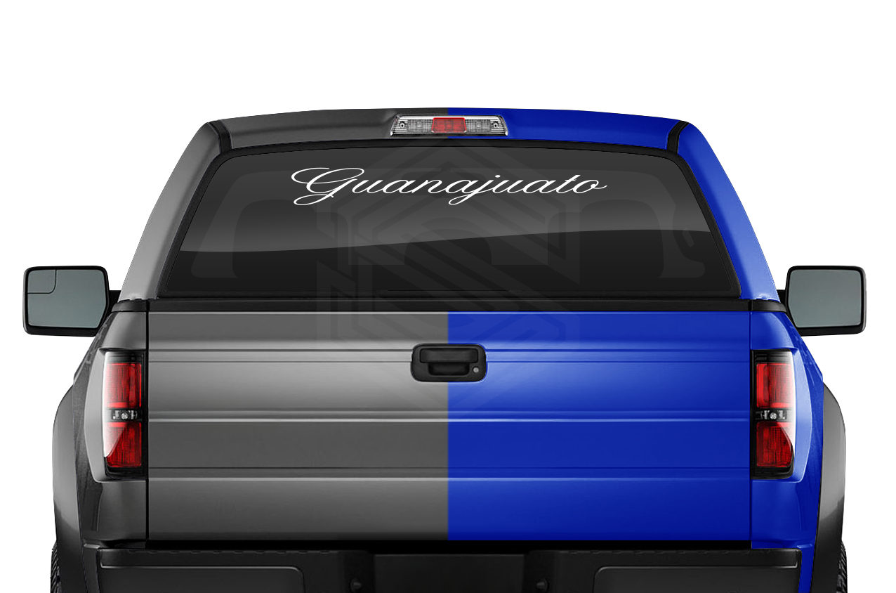 GUANAJUATO GTO Mexico Decal Sticker Windshield Window Vinyl Graphic Banner Text Font-Altogscr 36"x4.25"+