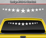 Design #105-04 Stardust - Windshield Window Vinyl Decal Sticker Graphic Banner 36"x4.25"+