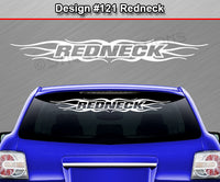 Design #121 Redneck - Windshield Window Tribal Flame Vinyl Sticker Decal Graphic Banner 36"x4.25"+