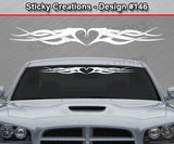 Design #146 - 36"x4.25" + Windshield Window Tribal Accent Vinyl Sticker Decal Graphic Banner