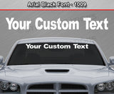 Arial Black Font #1009 - Custom Personalized Your Text Letters Windshield Window Vinyl Sticker Decal Graphic Banner 36"x4.25"+