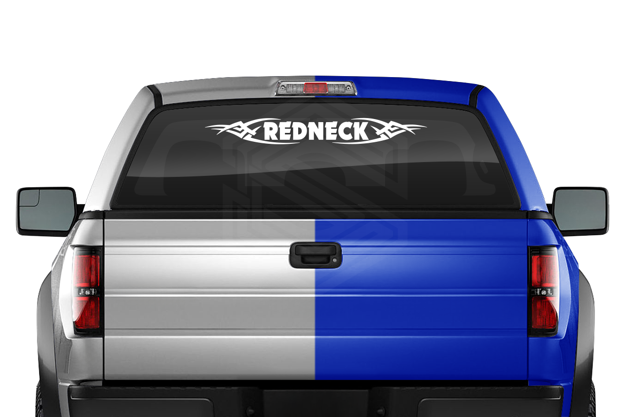 #106 REDNECK Decal Sticker Windshield Window Vinyl Graphic Banner Decoration Tribal Accent Design 36"x4.25"+