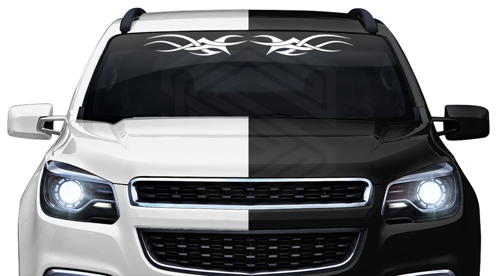 Design #110 Tribal Accent Decal Sticker Windshield Window Vinyl Graphic Banner Decoration 36"x4.25"+