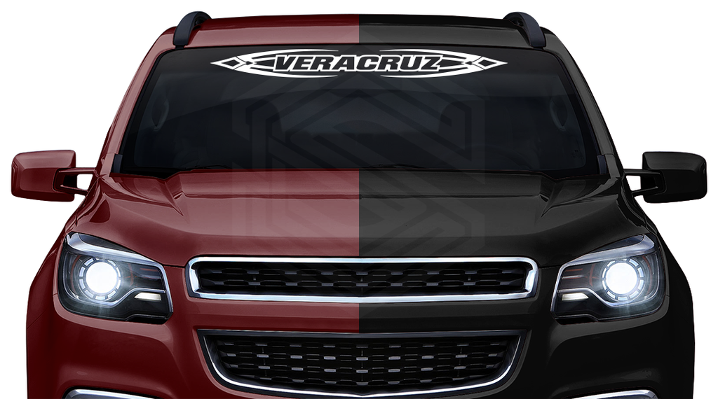 #150 VERACRUZ VER Mexico Decal Sticker Windshield Window Vinyl Graphic Banner Decoration Tribal Accent Design 36"x4.25"+