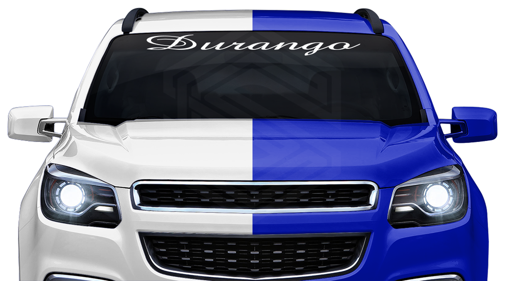 DURANGO DGO Mexico Decal Sticker Windshield Window Vinyl Graphic Banner Text Font-Altogscr 36"x4.25"+