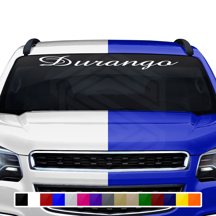 DURANGO DGO Mexico Decal Sticker Windshield Window Vinyl Graphic Banner Text Font-Altogscr 36"x4.25"+