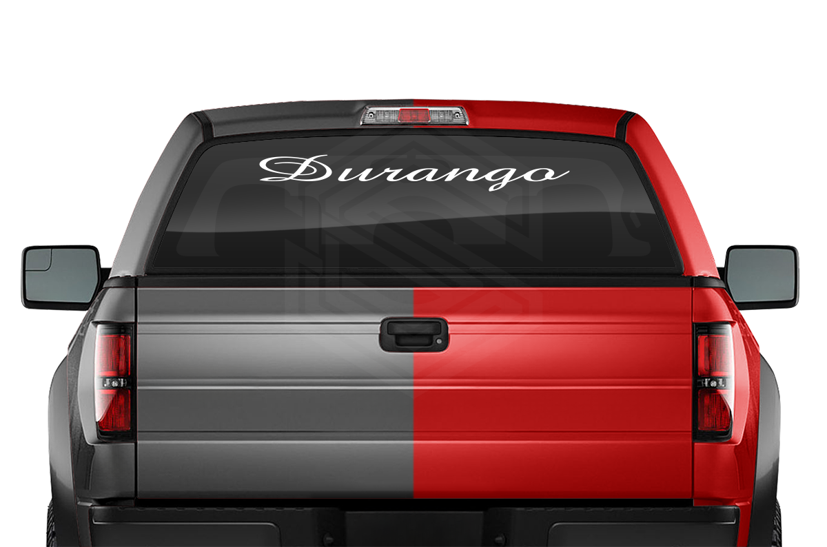 DURANGO DGO Mexico Decal Sticker Windshield Window Vinyl Graphic Banner Text Font-Altogscr 36"x4.25"+