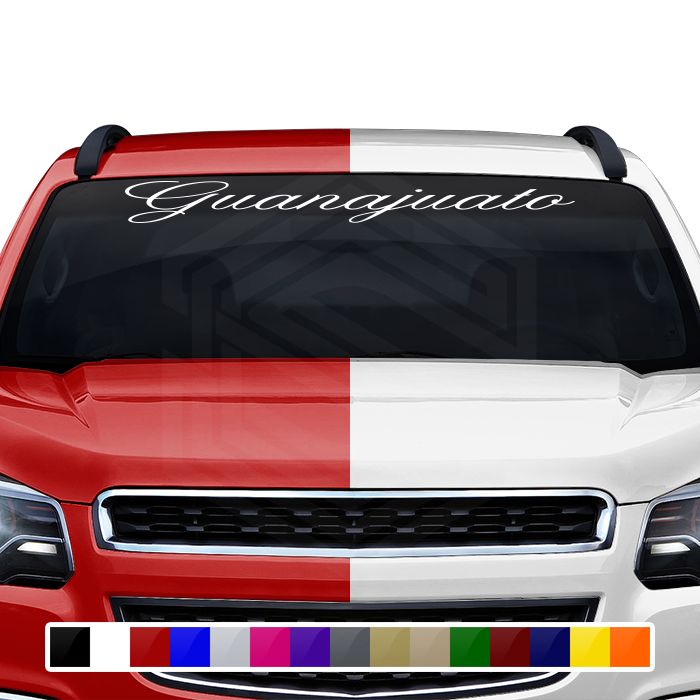 GUANAJUATO GTO Mexico Decal Sticker Windshield Window Vinyl Graphic Banner Text Font-Altogscr 36"x4.25"+