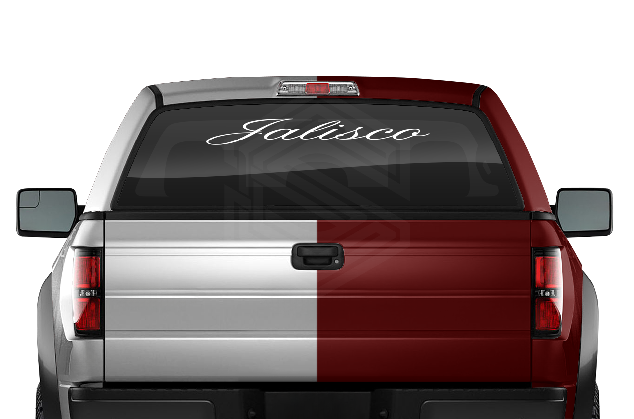 JALISCO JAL Mexico Decal Sticker Windshield Window Vinyl Graphic Banner Text Font-Altogscr 36"x4.25"+
