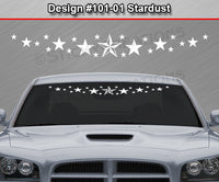 Design #101-01 Stardust - Windshield Window Vinyl Decal Sticker Graphic Banner 36"x4.25"+