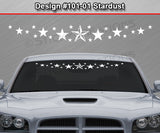 Design #101-01 Stardust - Windshield Window Vinyl Decal Sticker Graphic Banner 36"x4.25"+