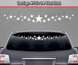 Design #103-04 Stardust - Windshield Window Vinyl Decal Sticker Graphic Banner 36"x4.25"+