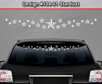 Design #104-01 Stardust - Windshield Window Vinyl Decal Sticker Graphic Banner 36"x4.25"+