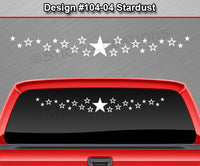 Design #104-04 Stardust - Windshield Window Vinyl Decal Sticker Graphic Banner 36"x4.25"+