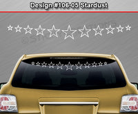 Design #106-05 Stardust - Windshield Window Vinyl Decal Sticker Graphic Banner 36"x4.25"+