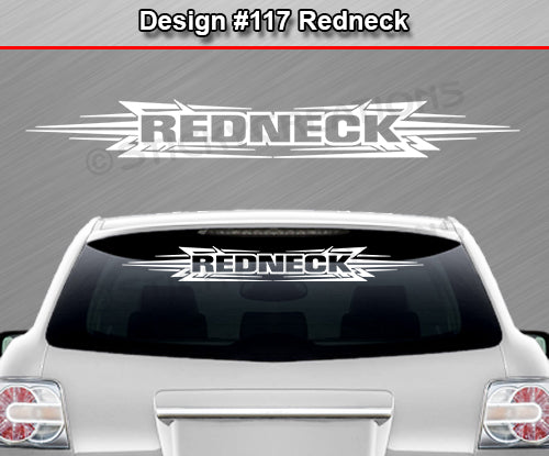 Design #117 Redneck - Windshield Window Tribal Accent Vinyl Sticker Decal Graphic Banner 36"x4.25"+