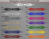 Design #117 Your Text - Custom Personalized Windshield Window Tribal Accent Vinyl Sticker Decal Graphic Banner 36"x4.25"+