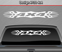 Design #120 4x4 - Windshield Window Tribal Accent Vinyl Sticker Decal Graphic Banner Truck 36"x4.25"+