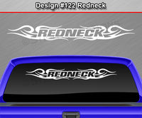 Design #122 Redneck - Windshield Window Tribal Swirl Vinyl Sticker Decal Graphic Banner 36"x4.25"+