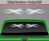 Design #127 - 36"x4.25" + Windshield Window Tribal Accent Vinyl Sticker Decal Graphic Banner