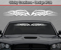 Design #128 - 36"x4.25" + Windshield Window Tribal Celtic Knot Vinyl Sticker Decal Graphic Banner
