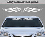 Design #140 - 36"x4.25" + Windshield Window Tribal Accent Vinyl Sticker Decal Graphic Banner