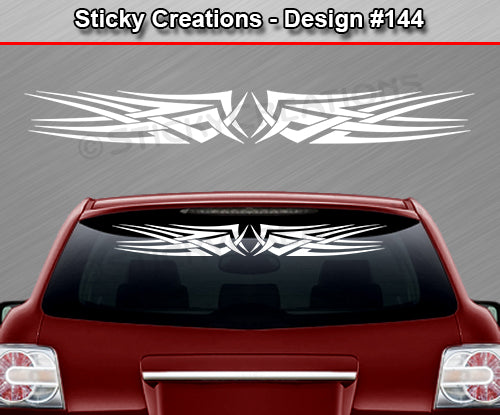 Design #144 - 36"x4.25" + Windshield Window Tribal Celtic Knot Vinyl Sticker Decal Graphic Banner