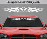 Design #148 - 36"x4.25" + Windshield Window Tribal Thorns Vinyl Sticker Decal Graphic Banner
