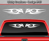 Design #157 - 36"x4.25" + Windshield Window Tribal Blade Vinyl Sticker Decal Graphic Banner