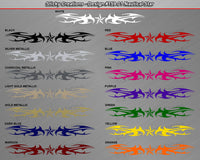 Design #159 Nautical Star - Windshield Window Tribal Thorns Vinyl Sticker Decal Graphic Banner 36"x4.25"+