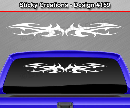Design #159 Windshield Window Tribal Thorns Vinyl Sticker Decal Graphic Banner 36"x4.25"