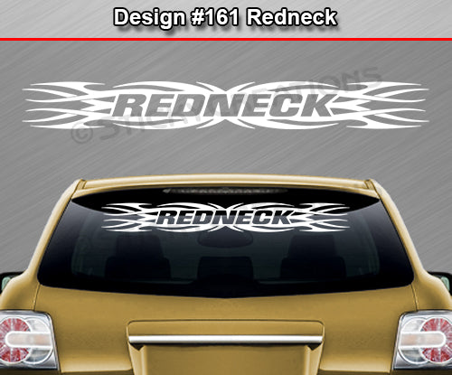 Design #161 Redneck - Windshield Window Tribal Flame Vinyl Sticker Decal Graphic Banner 36"x4.25"+