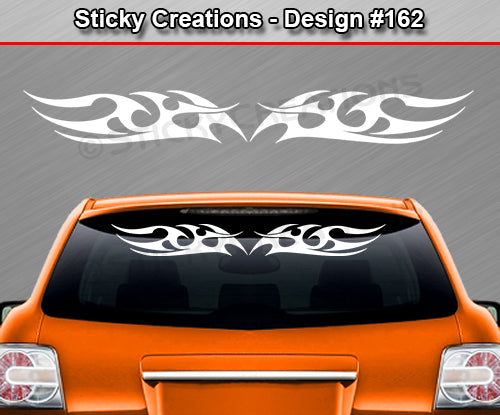 Design #162 - 36"x4.25" + Windshield Window Tribal Blade Vinyl Sticker Decal Graphic Banner