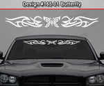 Design #165 Butterfly - Windshield Window Tribal Accent Vinyl Sticker Decal Graphic Banner 36"x4.25"+