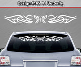 Design #165 Butterfly - Windshield Window Tribal Accent Vinyl Sticker Decal Graphic Banner 36"x4.25"+