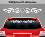 Design #165 Horseshoe - Windshield Window Tribal Accent Vinyl Sticker Decal Graphic Banner 36"x4.25"+