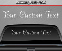 Berntang Font #1069 - Custom Personalized Your Text Letters Windshield Window Vinyl Sticker Decal Graphic Banner 36"x4.25"+