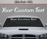 Biffo Font #1070 - Custom Personalized Your Text Letters Windshield Window Vinyl Sticker Decal Graphic Banner 36"x4.25"+