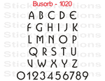 Busorb Font #1020 - Custom Personalized Your Text Letters Preview