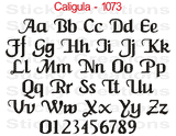 Caligula Font #1073 - Custom Personalized Your Text Letters Preview