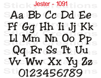 Jester Font #1091 - Custom Personalized Your Text Letters Preview