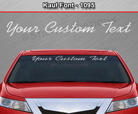 Kauf Font #1095 - Custom Personalized Your Text Letters Windshield Window Vinyl Sticker Decal Graphic Banner 36"x4.25"+