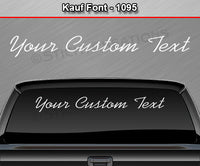 Kauf Font #1095 - Custom Personalized Your Text Letters Windshield Window Vinyl Sticker Decal Graphic Banner 36"x4.25"+