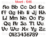Moonl Font #1046 - Custom Personalized Your Text Letters Preview