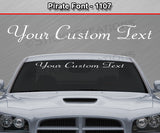 Pirate Font #1107 - Custom Personalized Your Text Letters Windshield Window Vinyl Sticker Decal Graphic Banner 36"x4.25"+